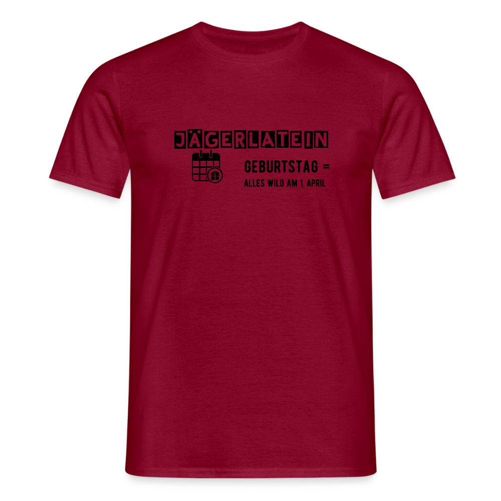 Jagdshirt - Geburtstag - Ziegelrot