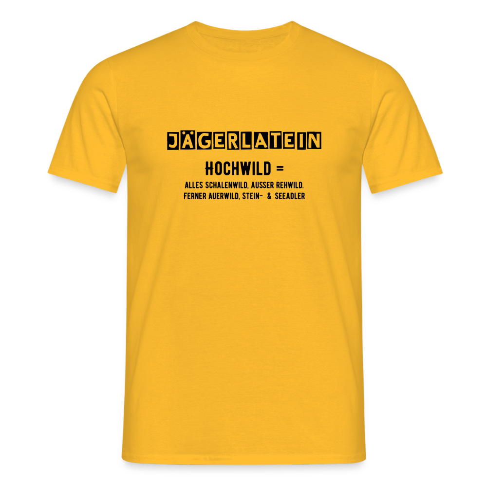 Jagdshirt - Hochwild - Gelb