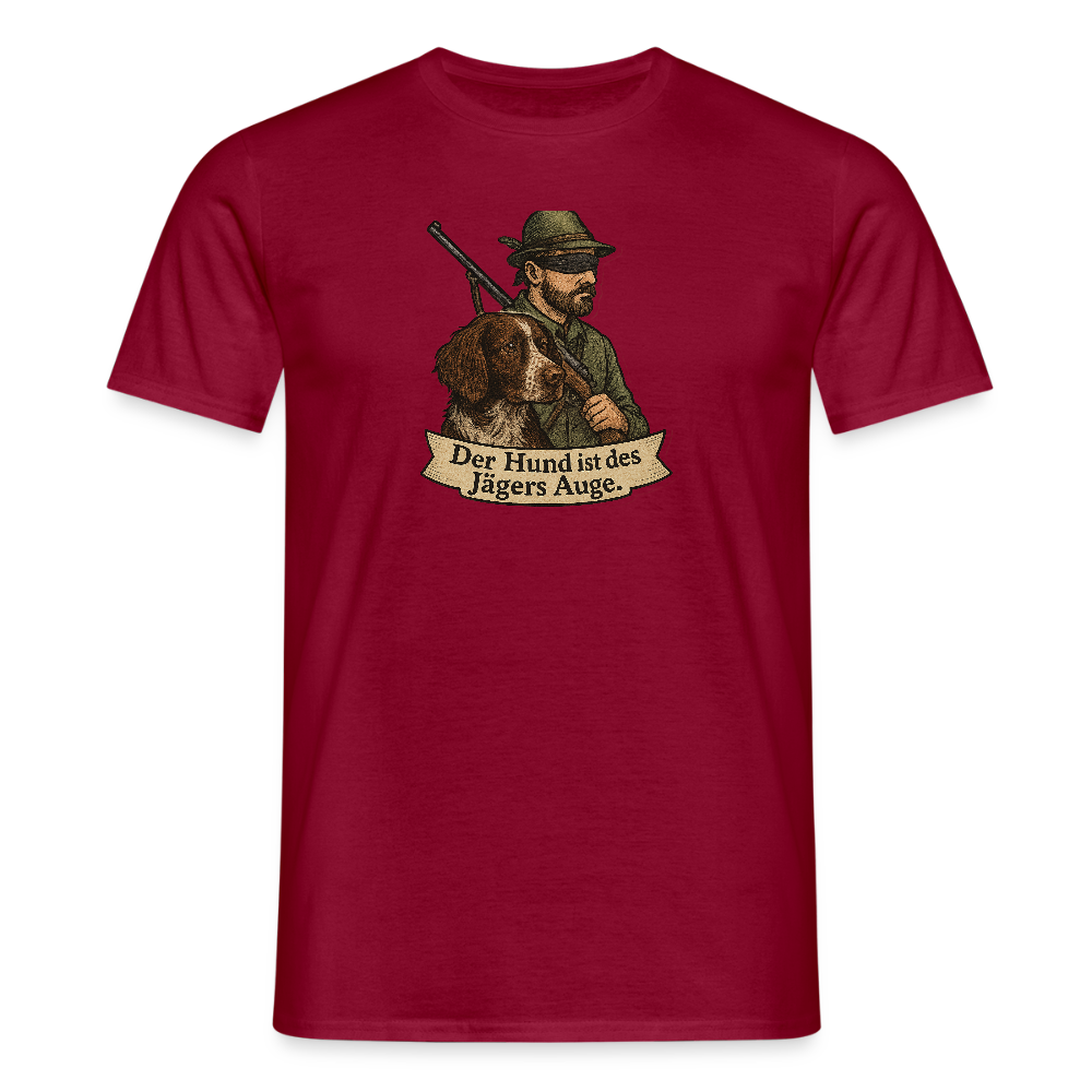 Fun Shirt - Auge des Jägers - Ziegelrot