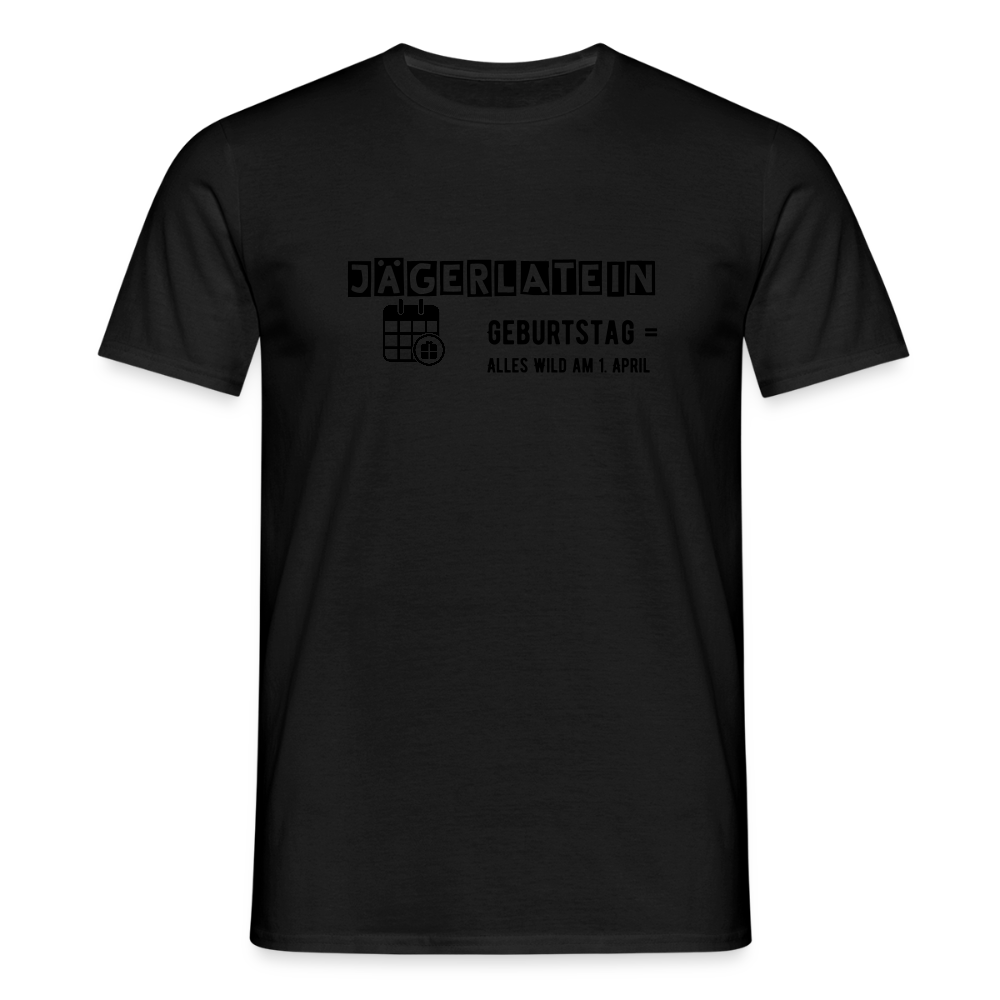 Jagdshirt - Geburtstag - Schwarz