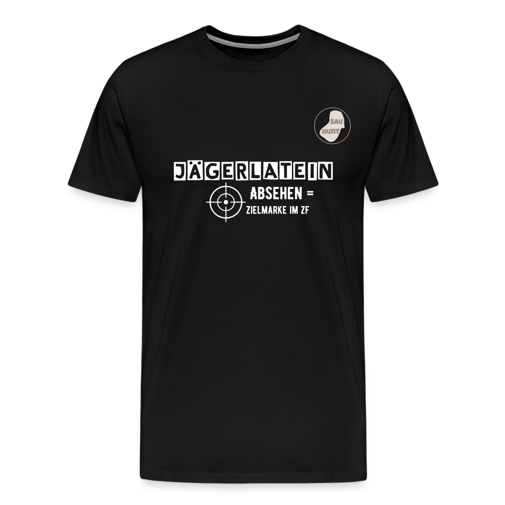 Jagdshirt - Absehen - Schwarz