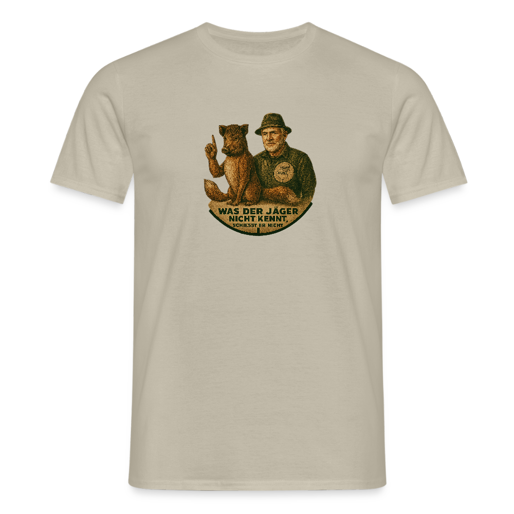 Fun Shirt - Was er nicht kennt - Sandbeige