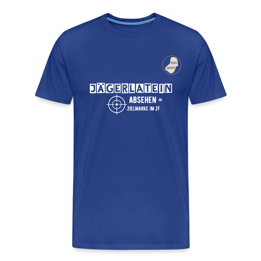 Jagdshirt - Absehen - Königsblau