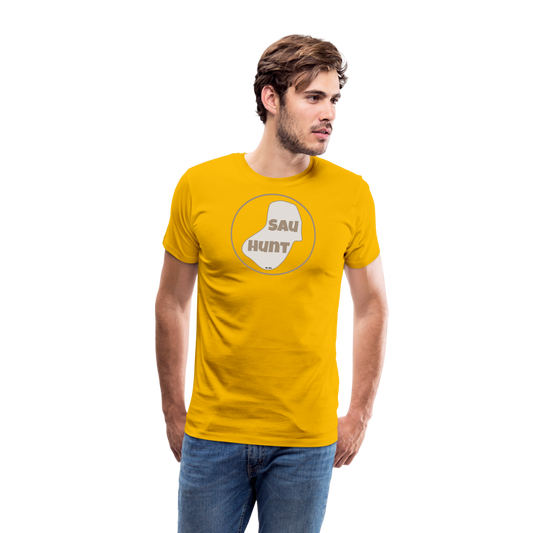 Promo Shirt - SauHunt - Sonnengelb
