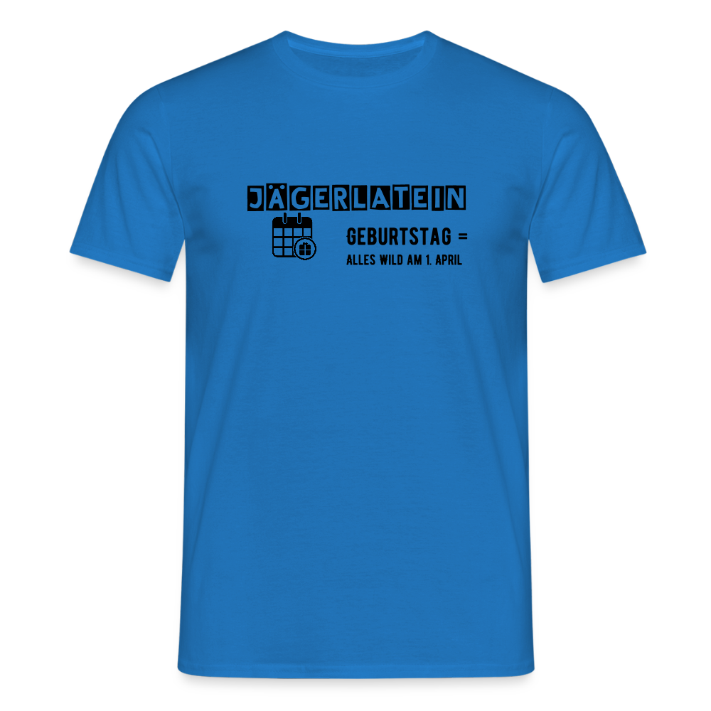 Jagdshirt - Geburtstag - Royalblau