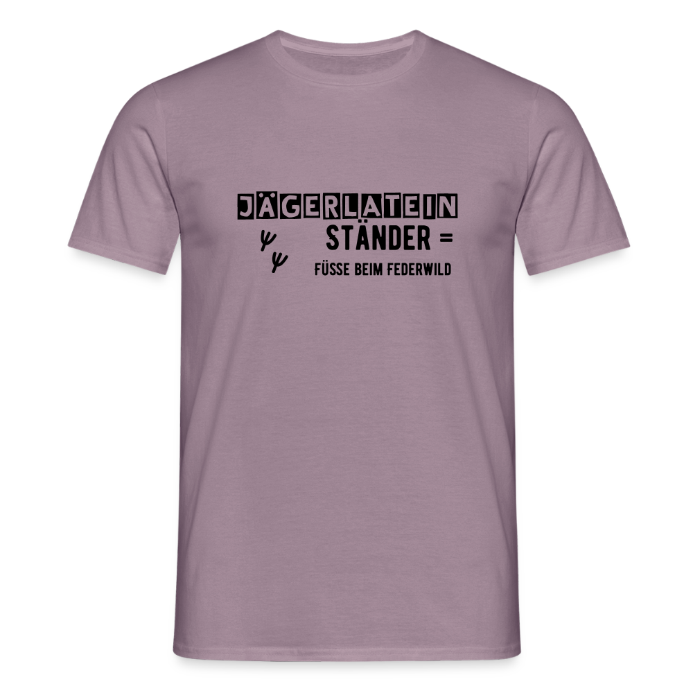 Jagdshirt - Ständer - Lilagrau 