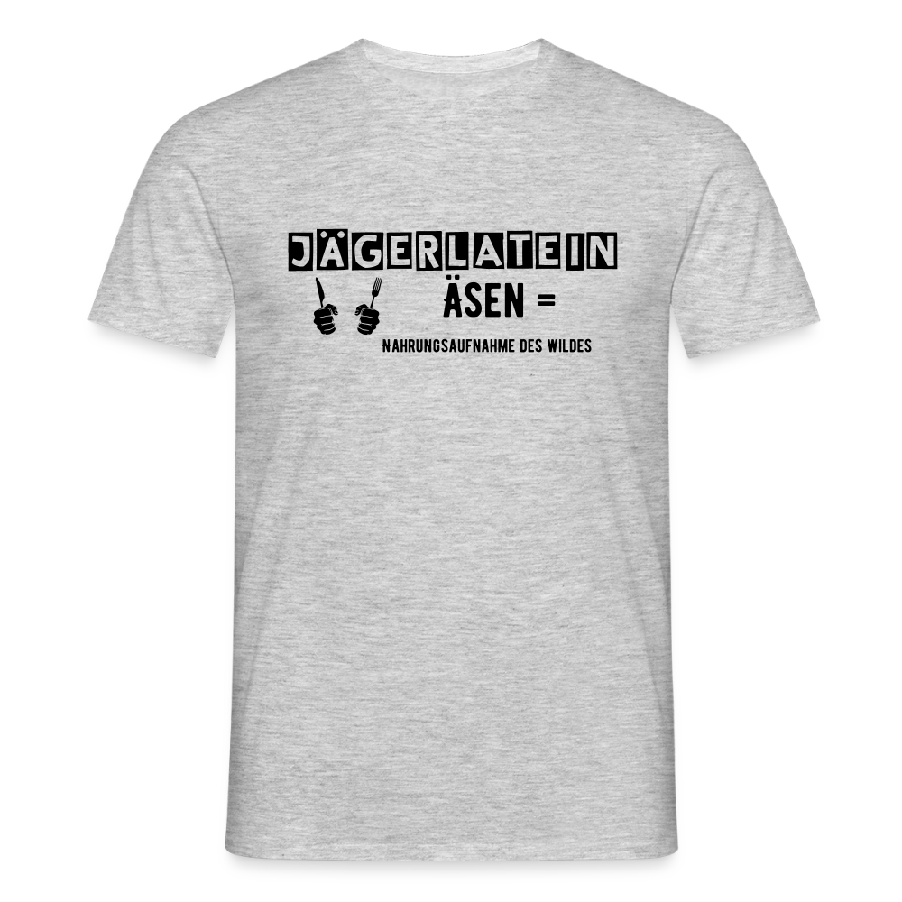 Jagdshirt - Äsen - Grau meliert