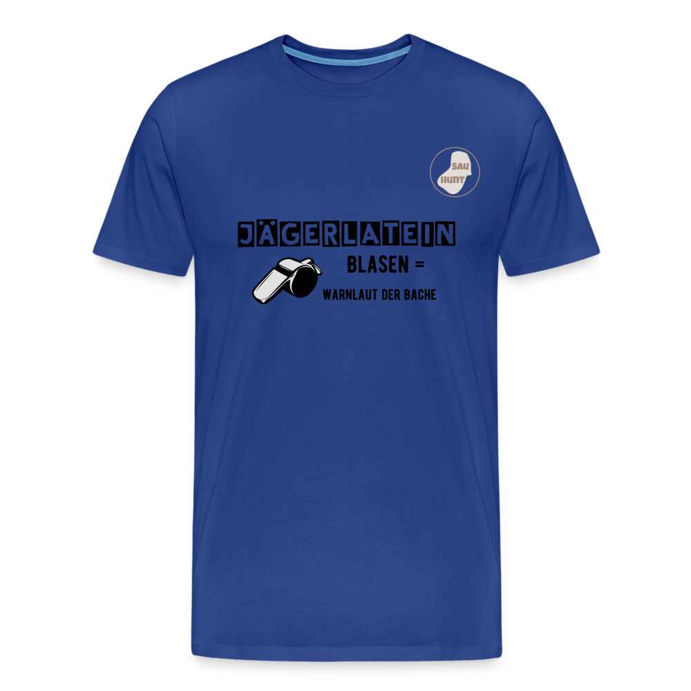 Jagdshirt - Blasen - Königsblau