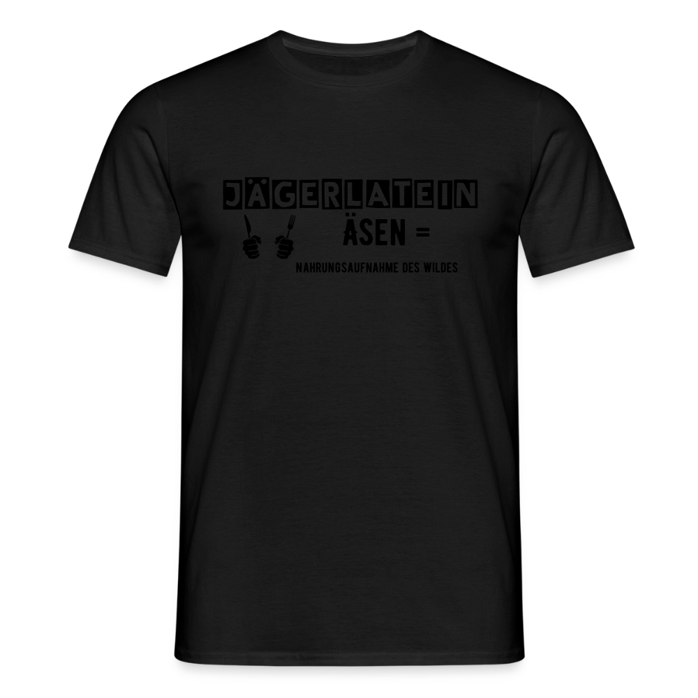 Jagdshirt - Äsen - Schwarz