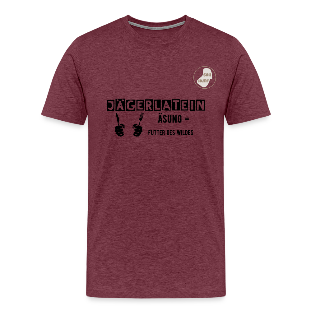 Jagdshirt - Äsung - Bordeauxrot meliert