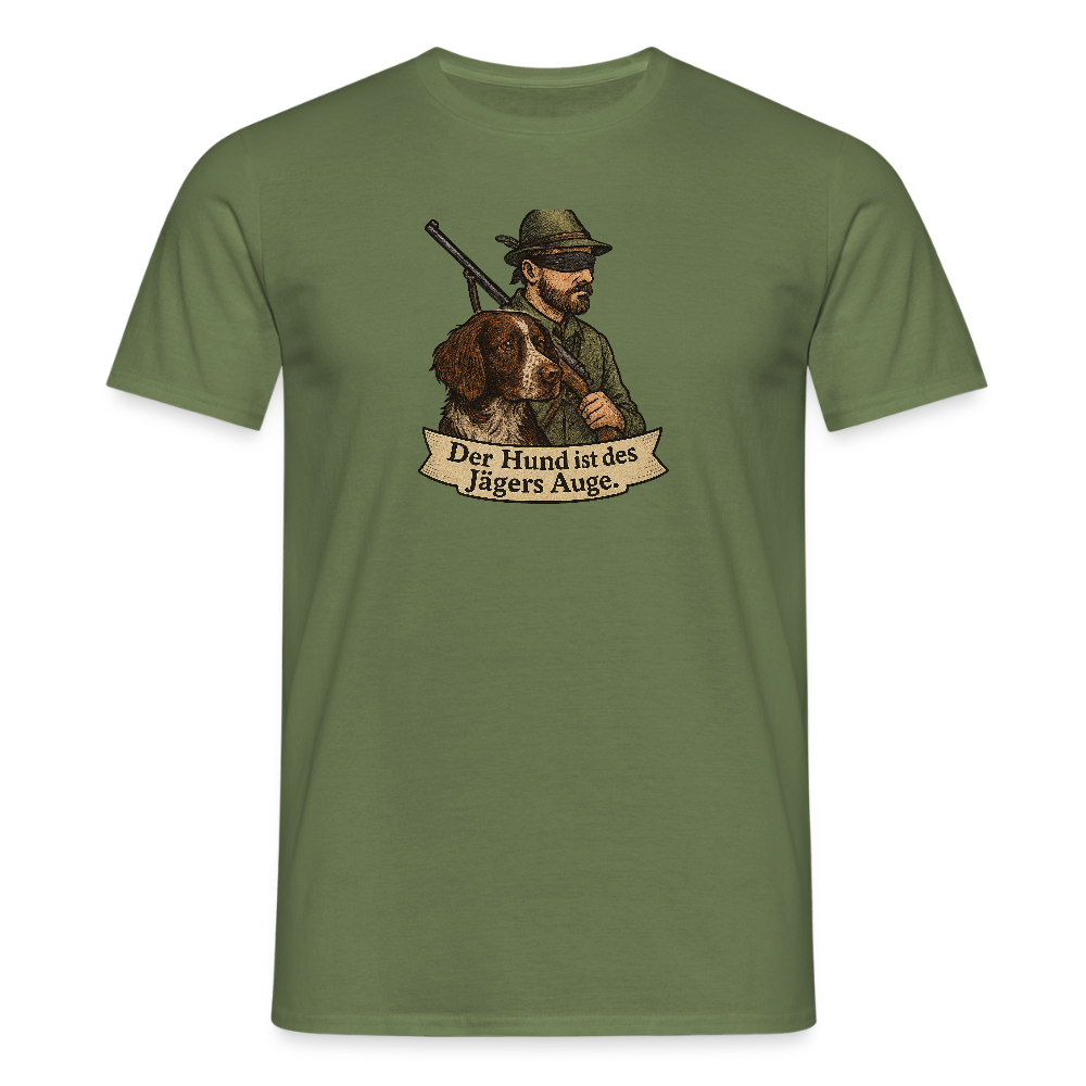 Fun Shirt - Auge des Jägers - Militärgrün