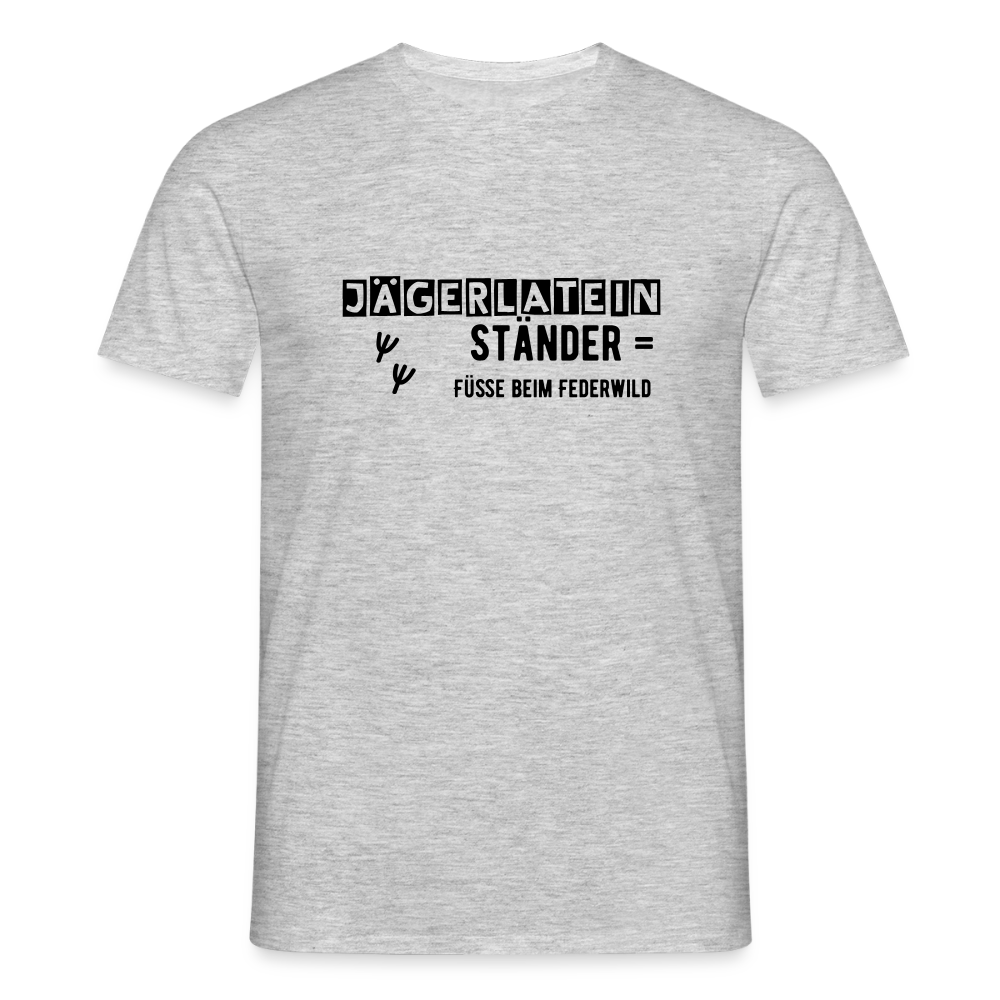 Jagdshirt - Ständer - Grau meliert