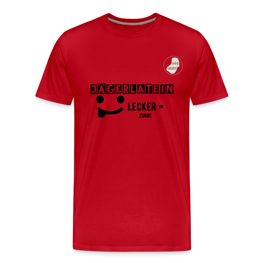 Jagdshirt - Lecker - Rot