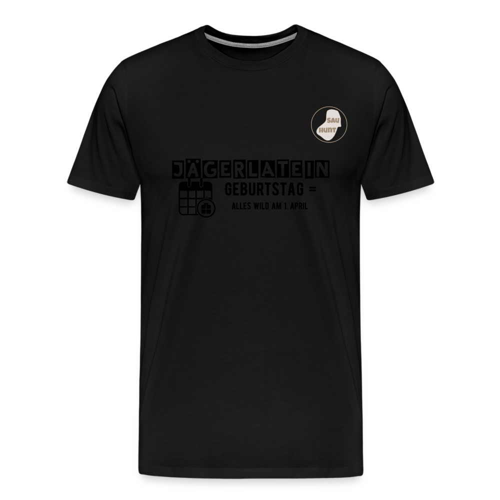 Jagdshirt - Geburtstag - Schwarz