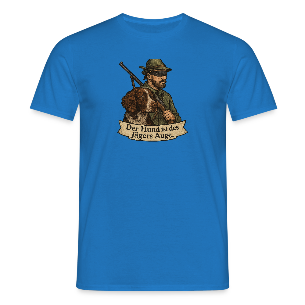 Fun Shirt - Auge des Jägers - Royalblau