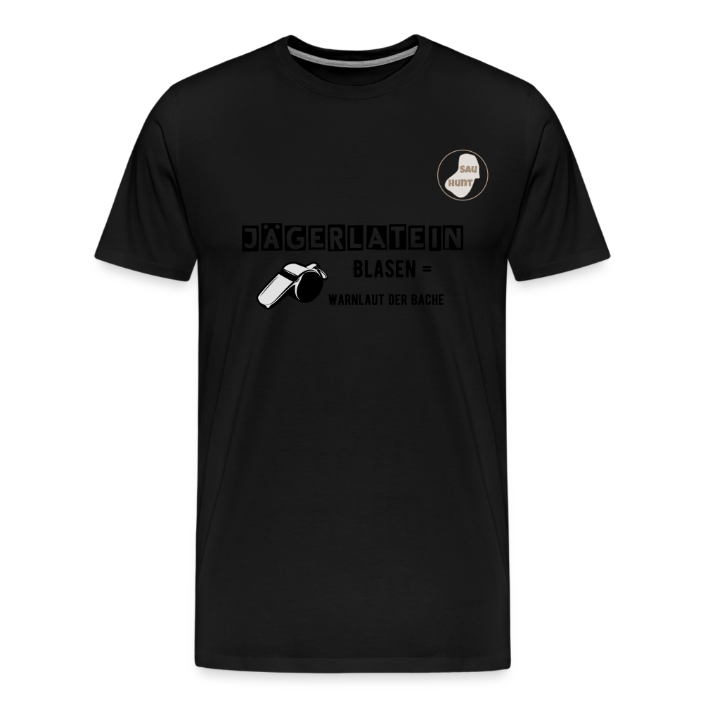Jagdshirt - Blasen - Schwarz