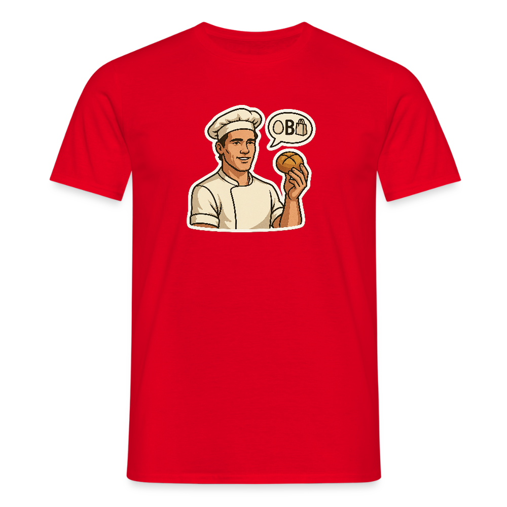 Fun Shirt - Ei B Tasche - Rot