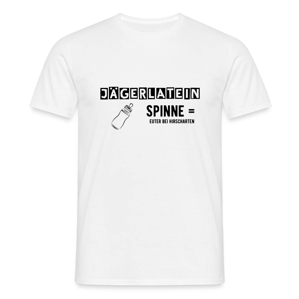 Jagdshirt - Spinne - Weiß