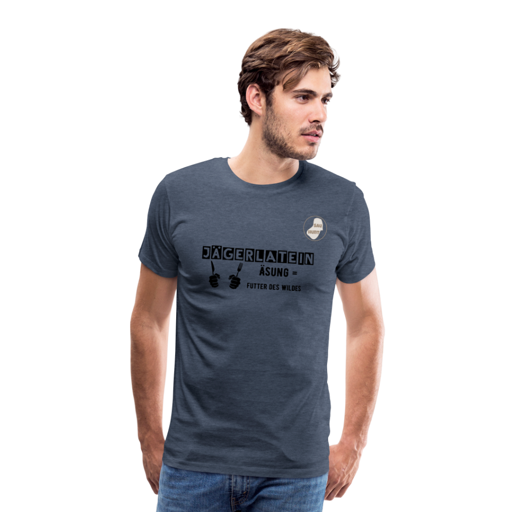 Jagdshirt - Äsung - Blau meliert