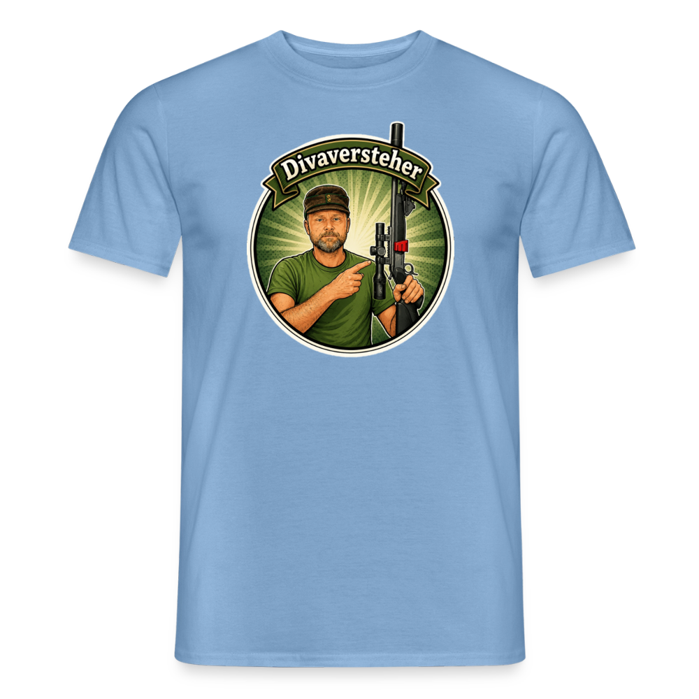 Fun Shirt - Divaversteher - Carolina Blue