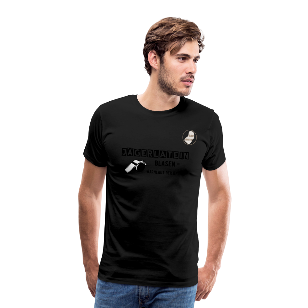 Jagdshirt - Blasen - Schwarz