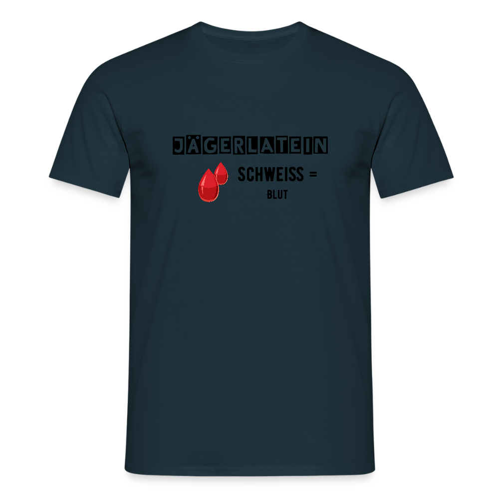 Jagdshirt - Schweiß - Navy