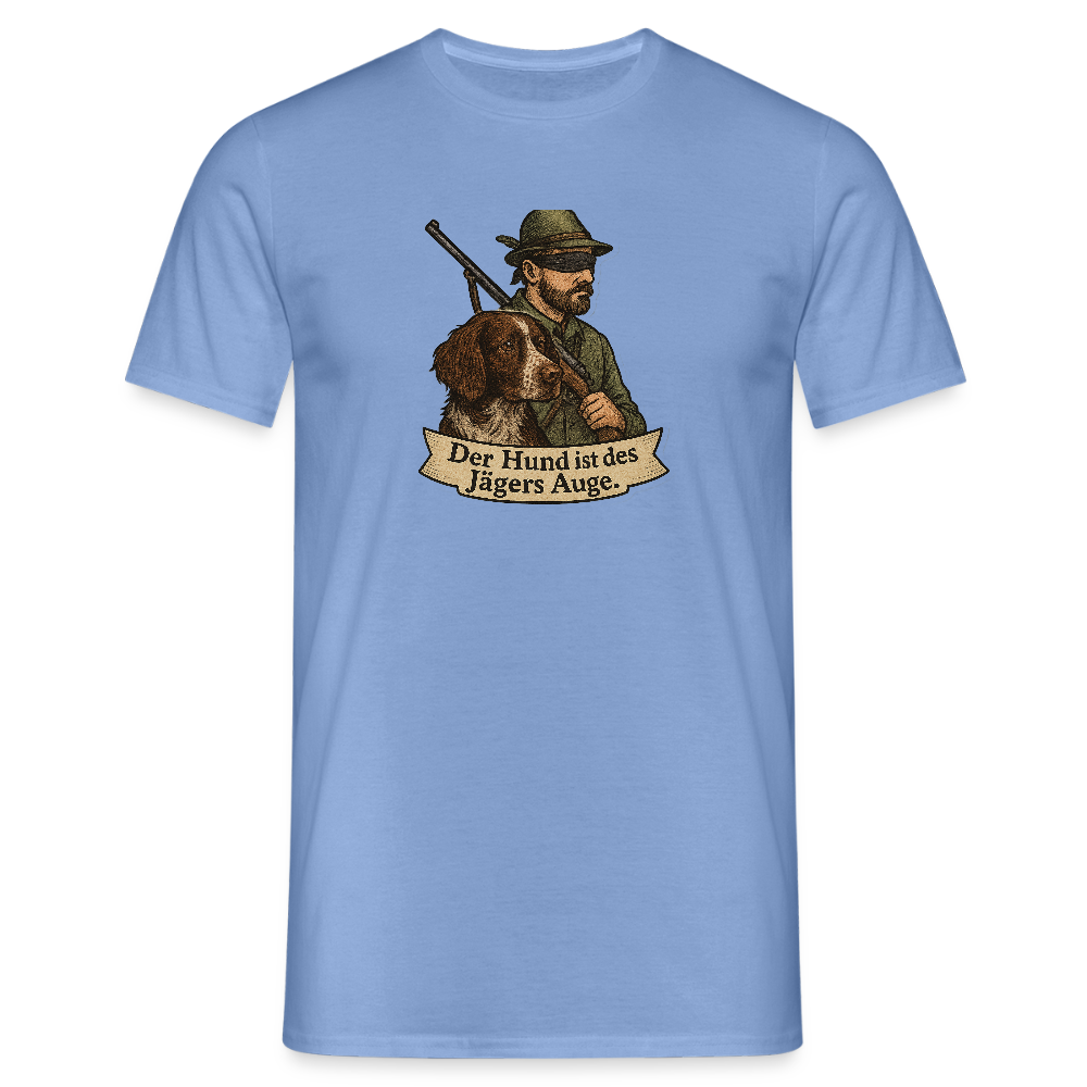 Fun Shirt - Auge des Jägers - carolina blue