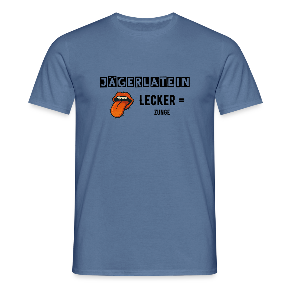 Jagdshirt - Lecker - Taubenblau 