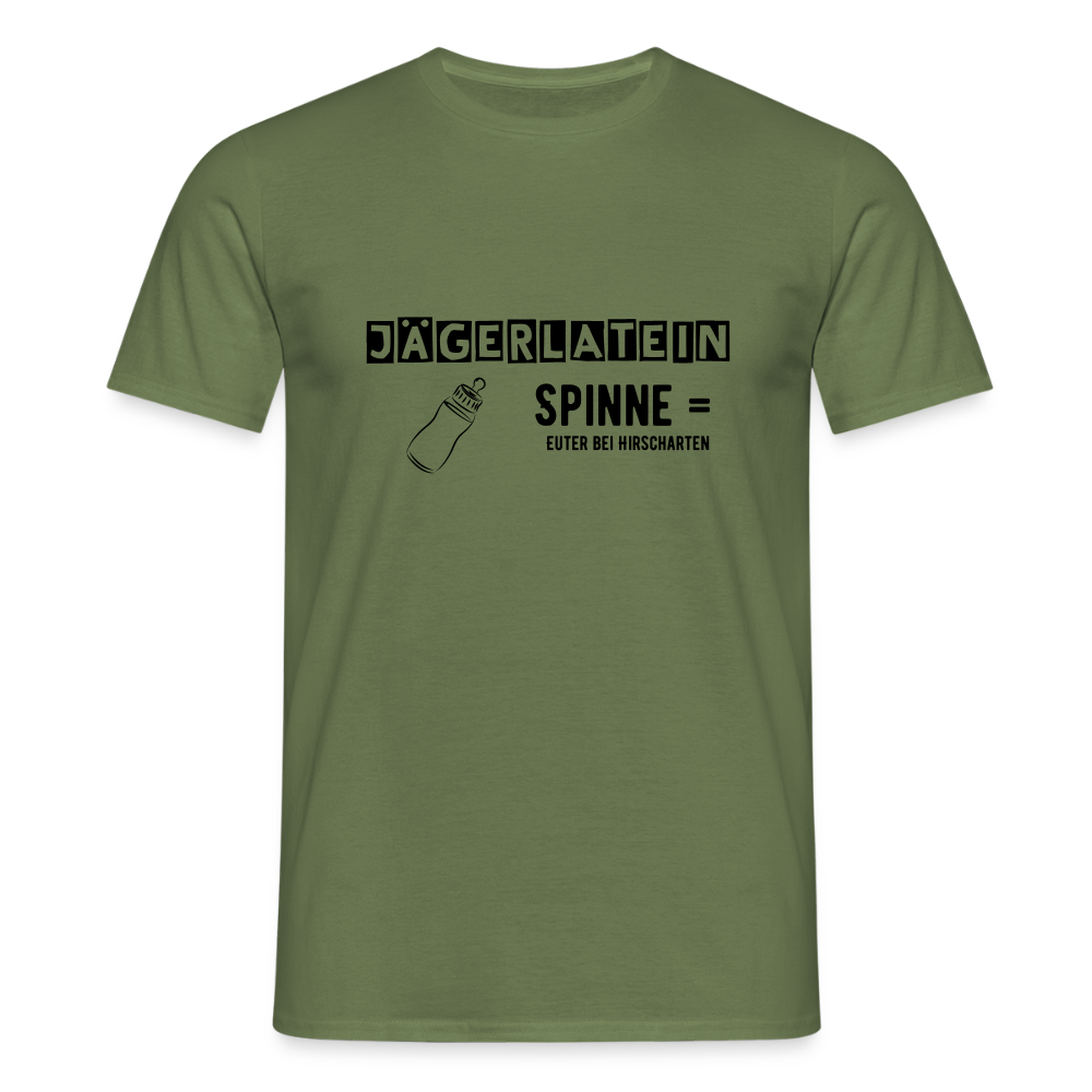 Jagdshirt - Spinne - Militärgrün