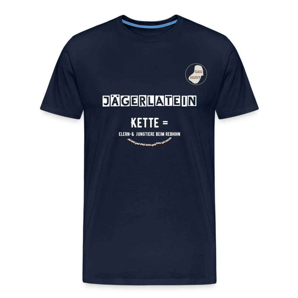 Jagdshirt - Kette - Navy
