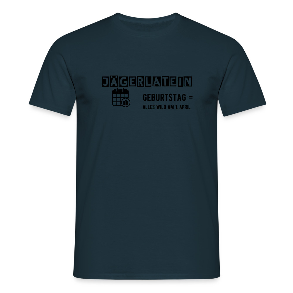 Jagdshirt - Geburtstag - Navy