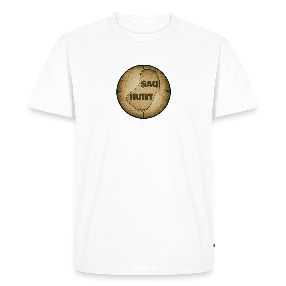 Promo Shirt - SauHunt - Weiß