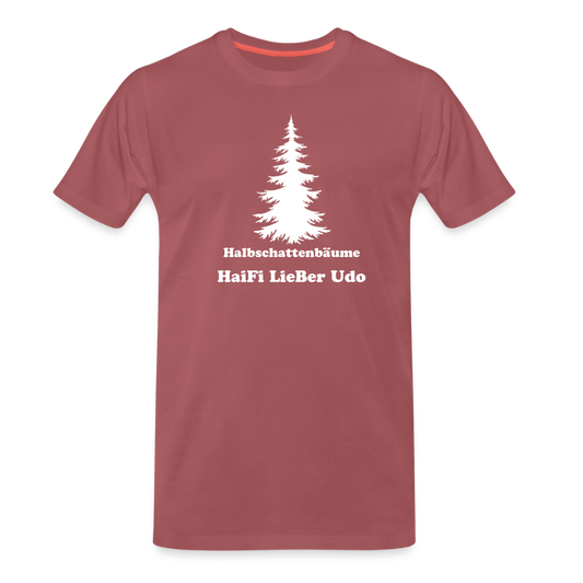 Jagdshirt - Halbschattbäume - washed Burgundy