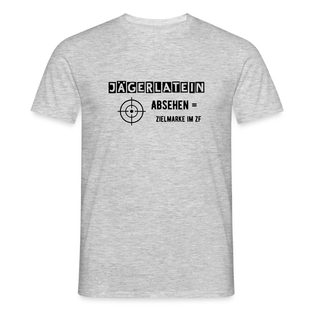 Jagdshirt - Absehen - Grau meliert