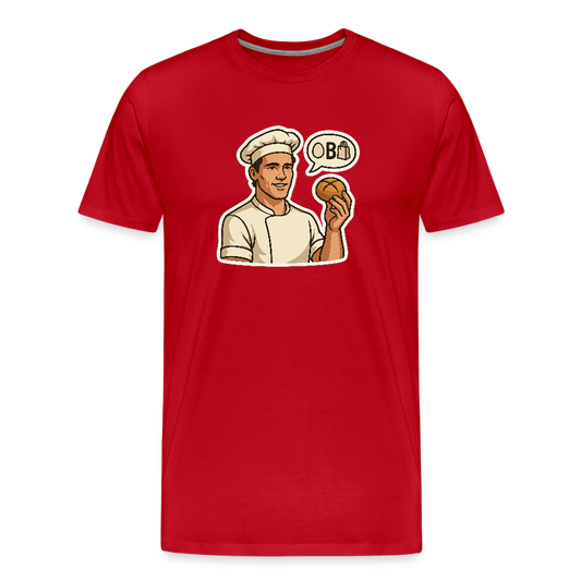 Fun Shirt - Ei B Tasche - Rot