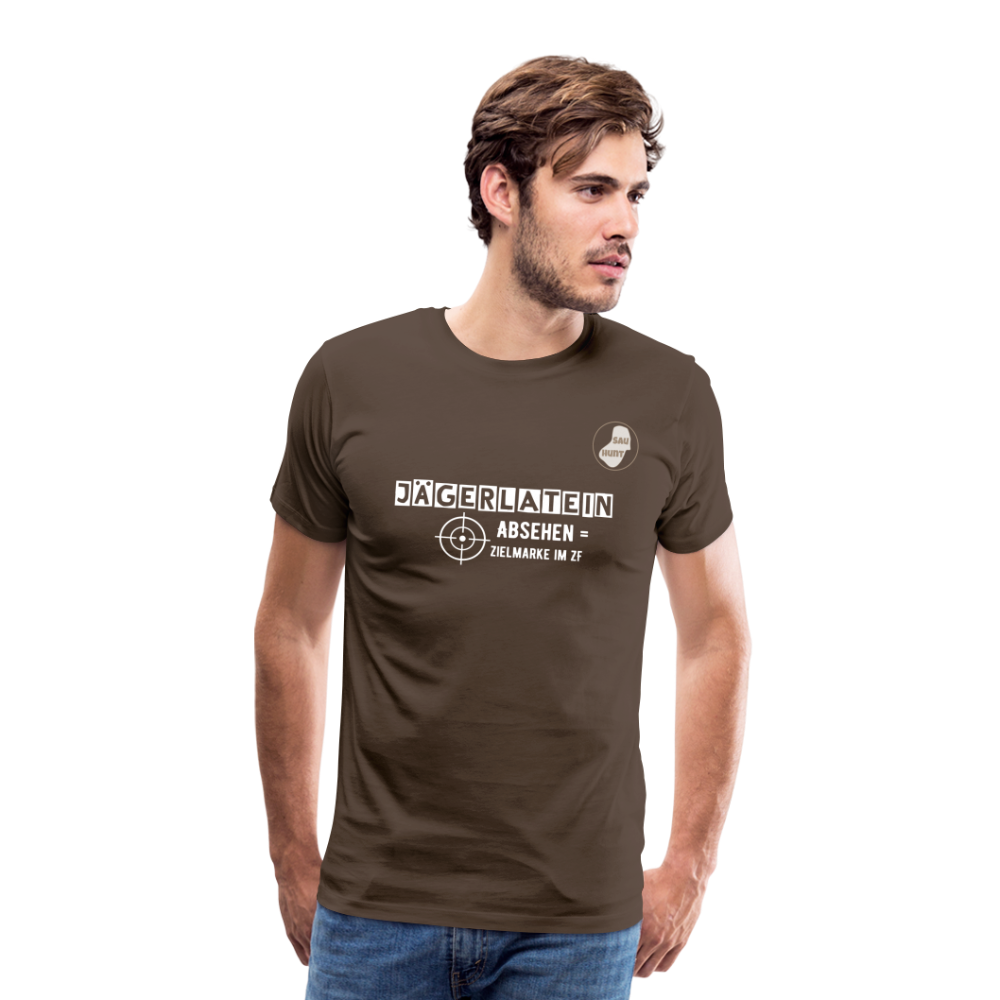 Jagdshirt - Absehen - Edelbraun