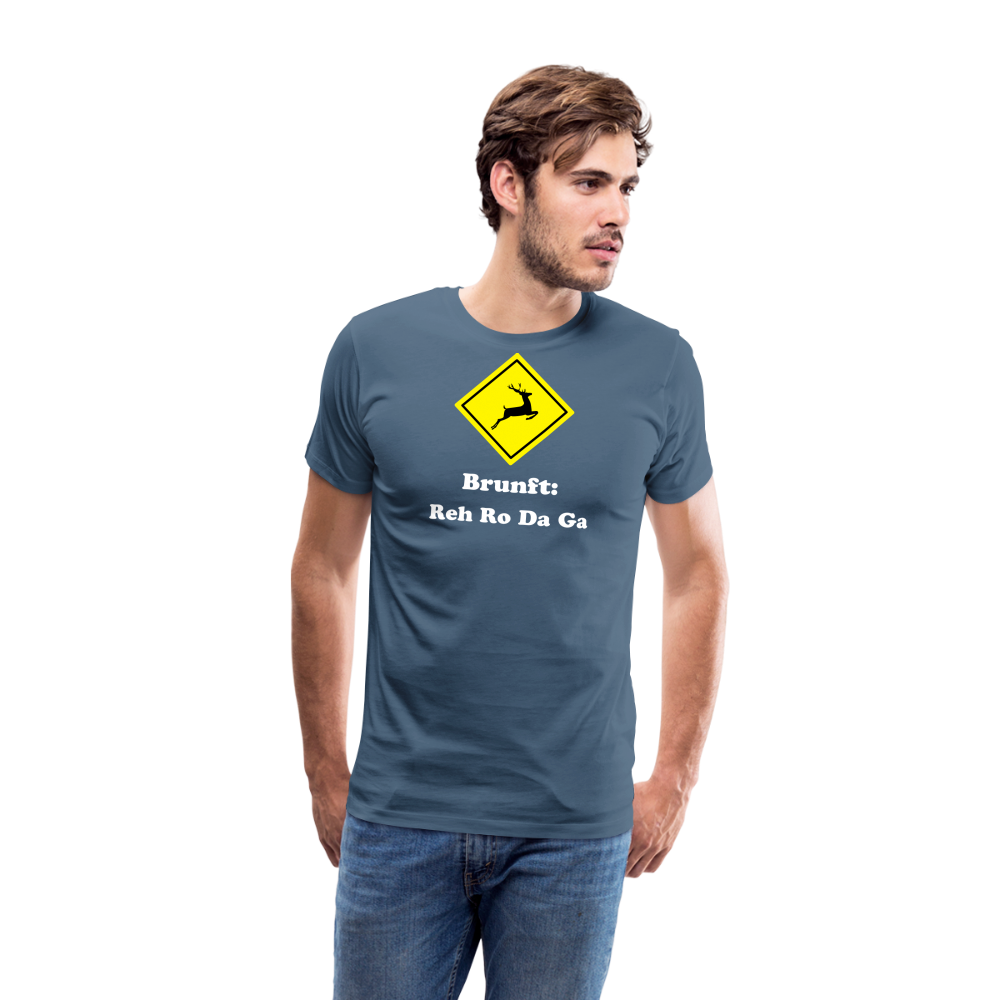Jagdshirt - Brunftzeiten - Blaugrau