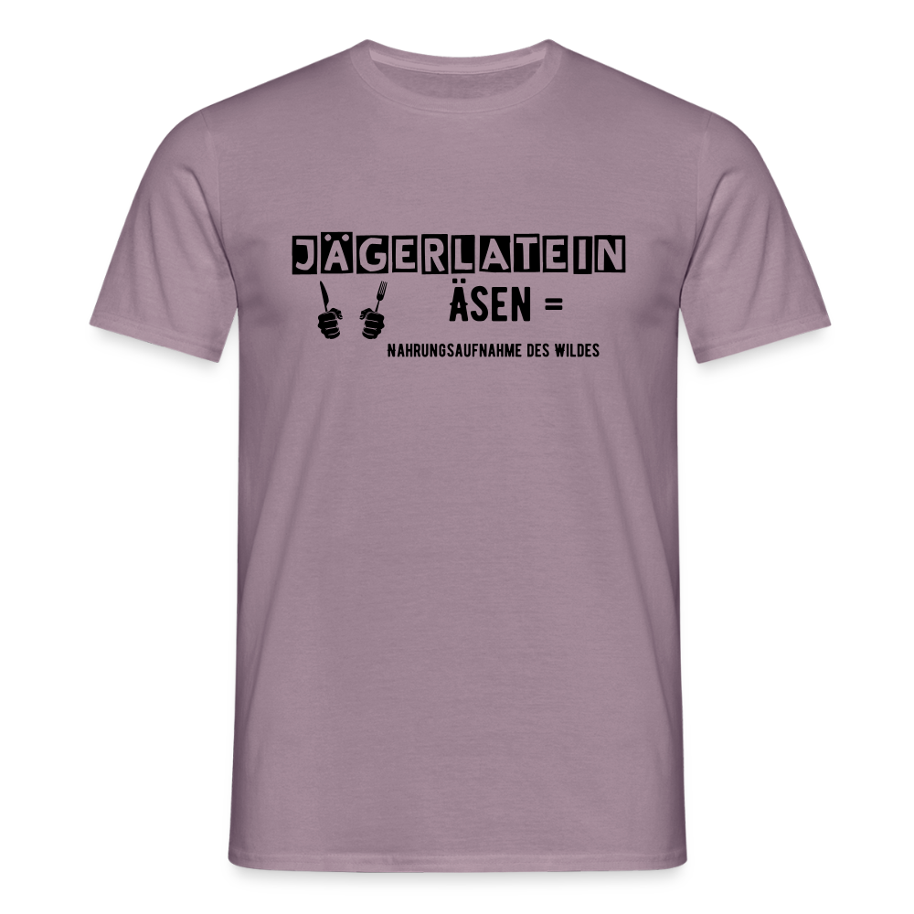 Jagdshirt - Äsen - Lilagrau 