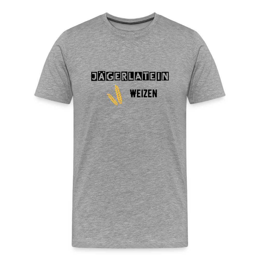 Jagdshirt - Weizen - Grau meliert