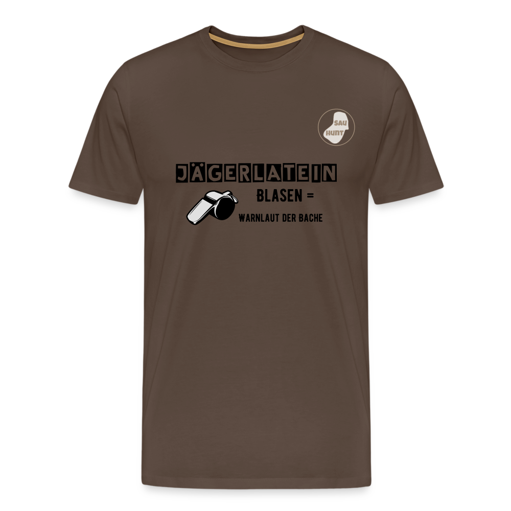 Jagdshirt - Blasen - Edelbraun