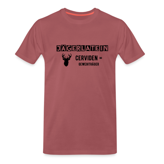 Jagdshirt - Cerviden - washed Burgundy