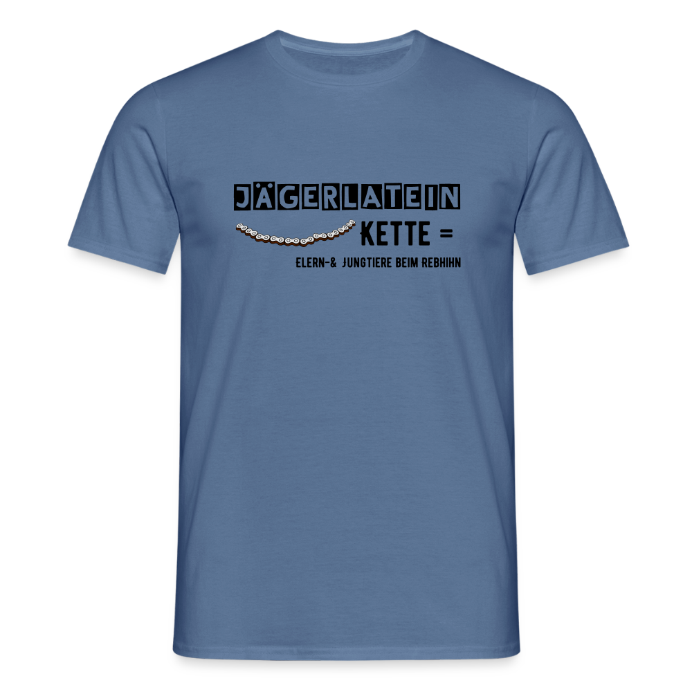 Jagdshirt - Kette - Taubenblau 