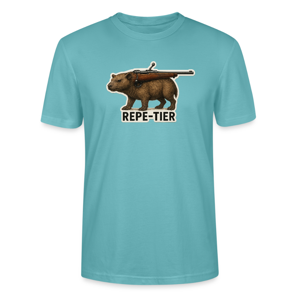 Fun Shirt - REPE Tier - Pastelltürkis