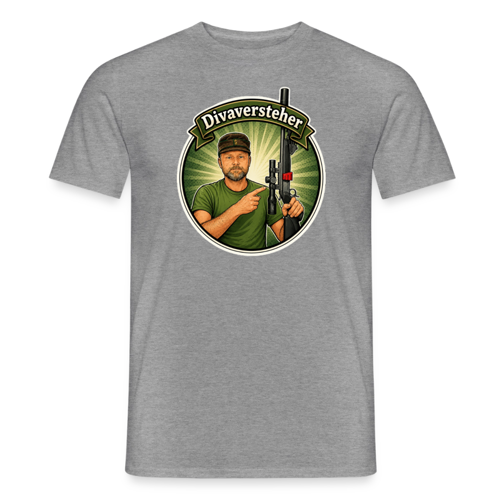 Fun Shirt - Divaversteher - Graphit meliert