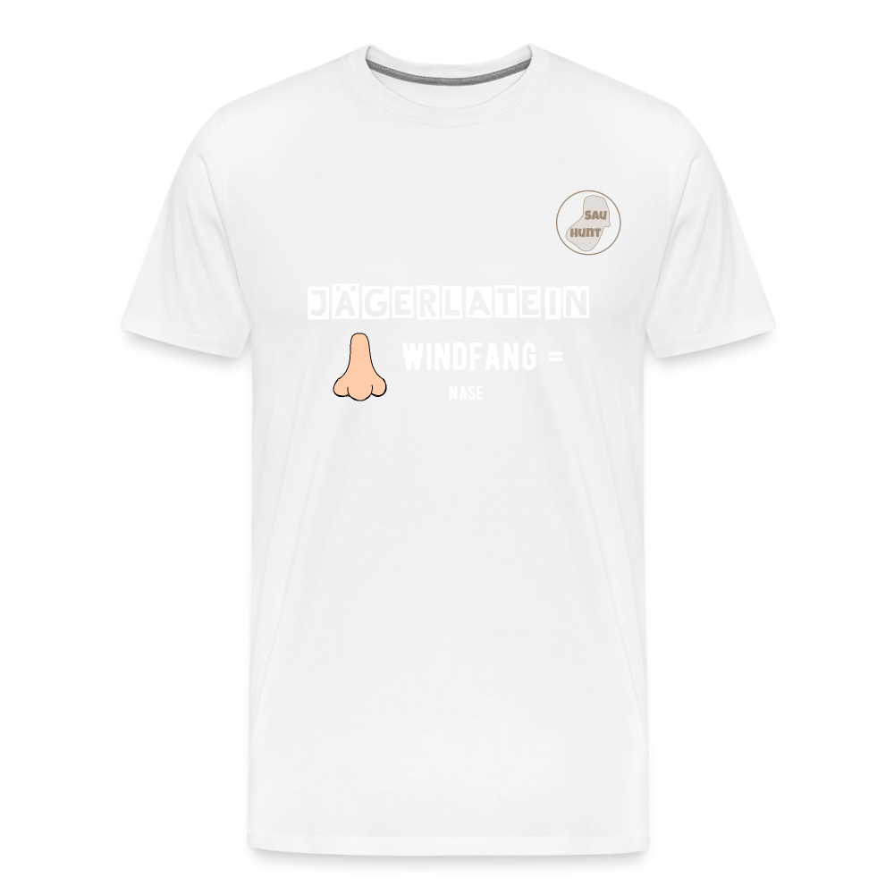 Jagdshirt - Windfang - Weiß
