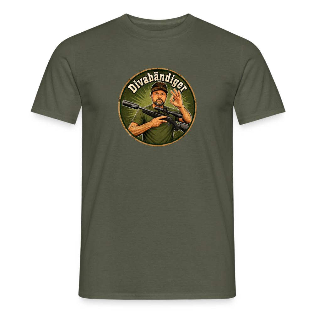 Fun Shirt - Divavbändiger III - Militärgrün