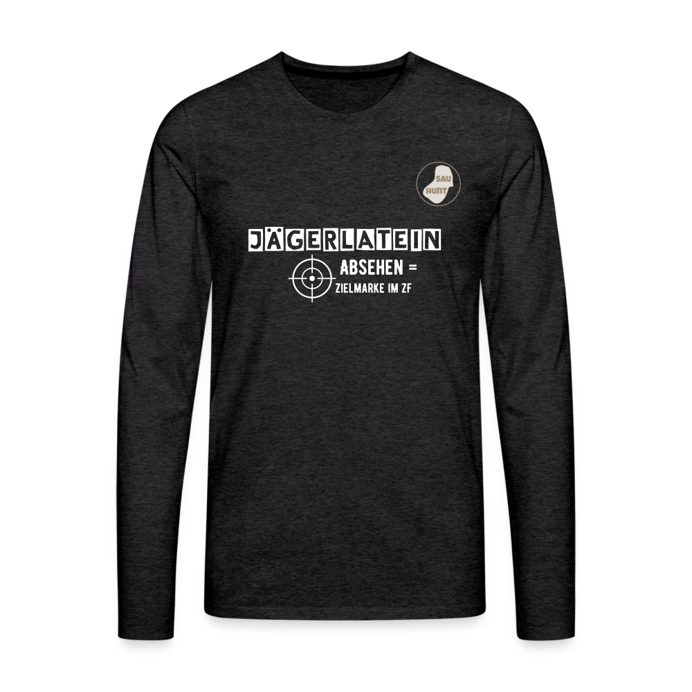 Jagdlangarmshirt - Absehen - Anthrazit