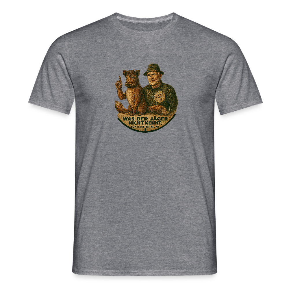 Fun Shirt - Was er nicht kennt - Graphit meliert