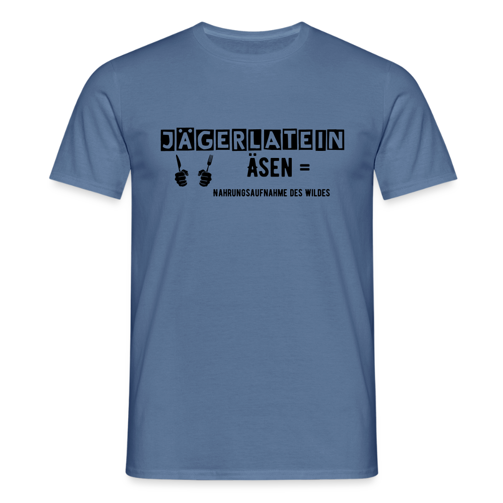 Jagdshirt - Äsen - Taubenblau 