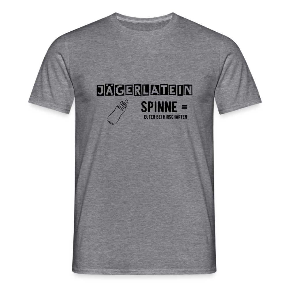Jagdshirt - Spinne - Graphit meliert